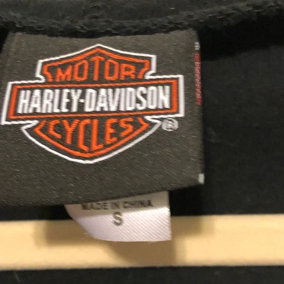 Harley Davidson Black Hoodie - Picture 3 of 6